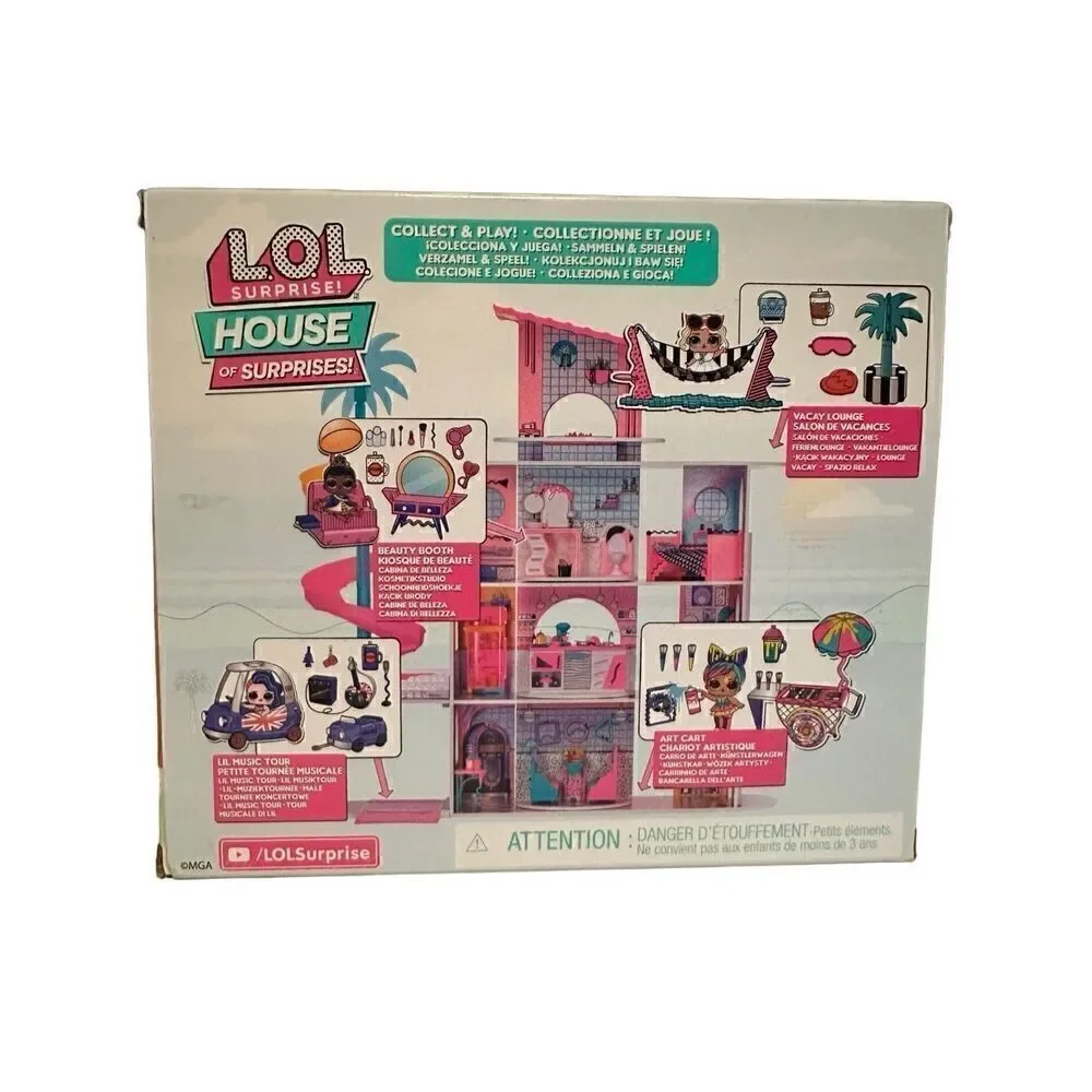 LOL Surprise House of Surprises  Series 6 Lil Music Tours New In Box Doll and Ca